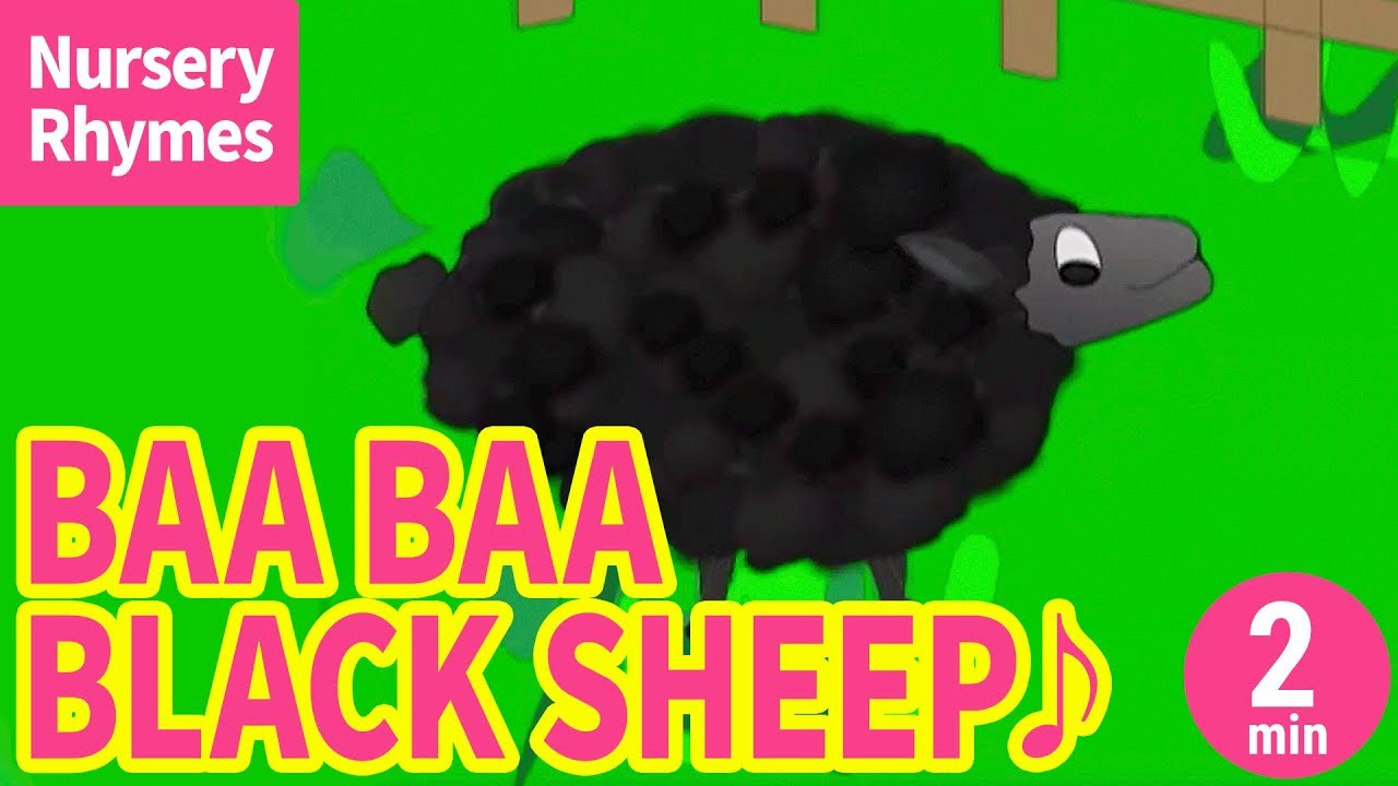 ♬Baa Baa Black Sheep【Nursery Rhyme, Kids Song for Children】