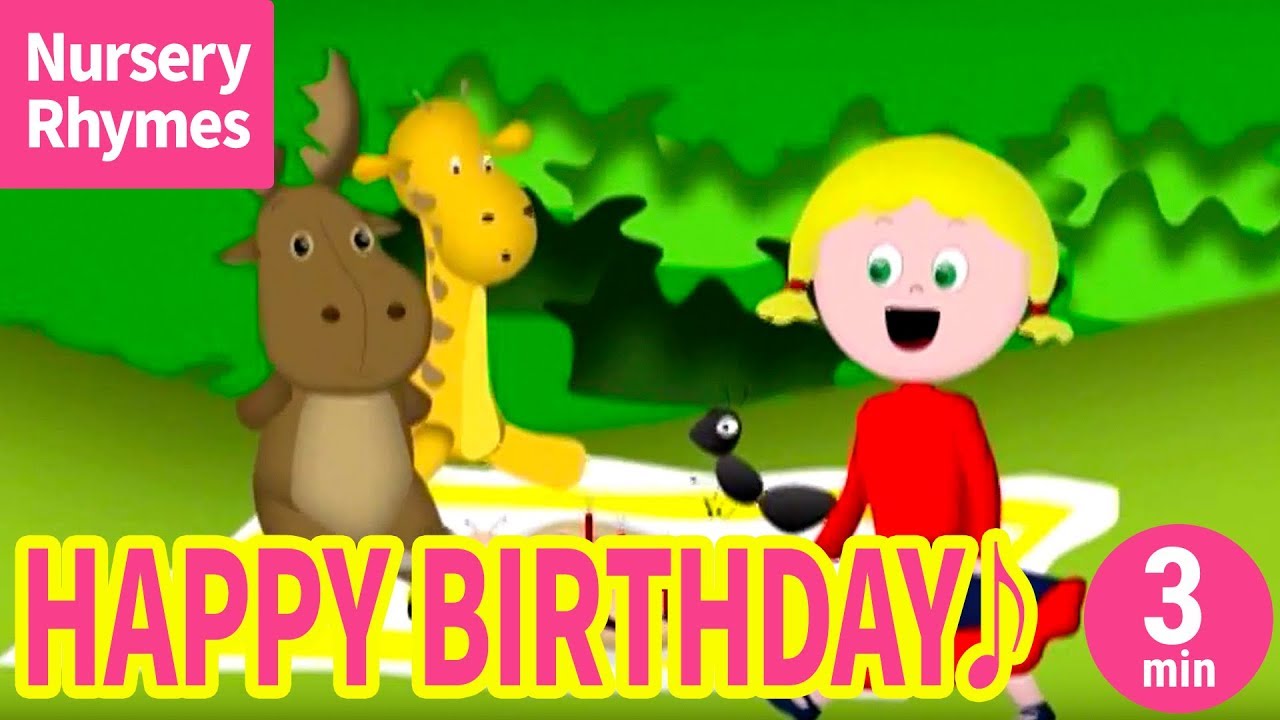 ♬Happy Birthday【Nursery Rhyme, Kids Song for Children】
