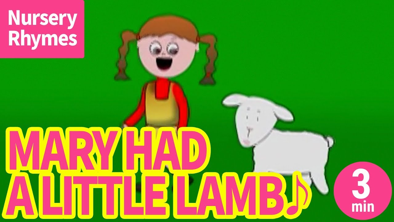 ♬Mary Had A Little Lamb【Nursery Rhyme, Kids Song for Children】